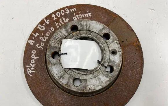 Audi A4 S4 B6 8E 8H Rear brake disc 8E0615601Q 8E0615601