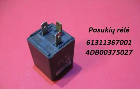 BMW 3 E30 Light relay 61311367001 4DB00375027