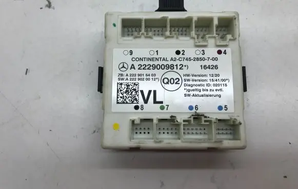 Mercedes-Benz C W205 Door control unit/module A2229009812 A2229015403 7452850706