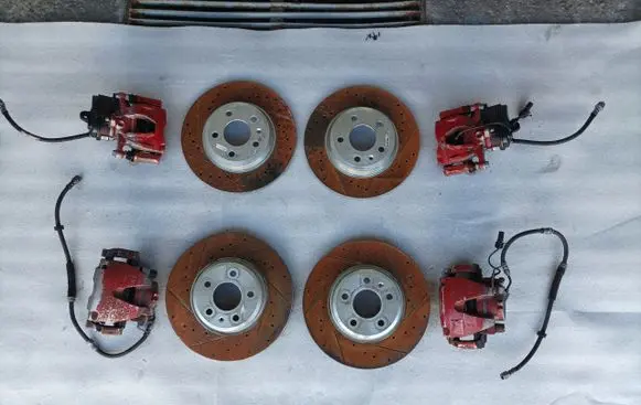 Audi A4 S4 B9 Brake discs and calipers set 