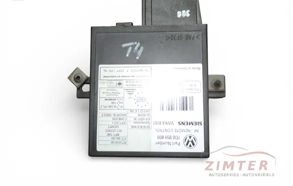 Volkswagen Transporter - Caravelle T4 Door central lock control unit/module 7D0959800