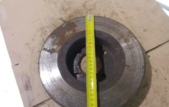 Nissan Micra Front brake disc