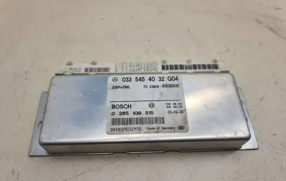 Mercedes-Benz E W211 ESP (stability system) control unit 0335454032 0265109515