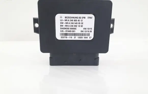Mercedes-Benz A W176 Hand brake control module A2469004512 A2465450532 A2469021002