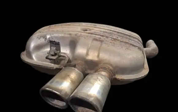 BMW 5 E60 E61 Muffler/silencer 754168101