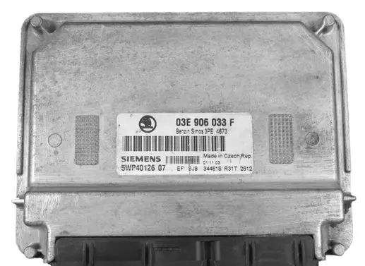 Skoda Fabia Mk1 (6Y) Engine control unit/module 03E906033F 5WP4012607