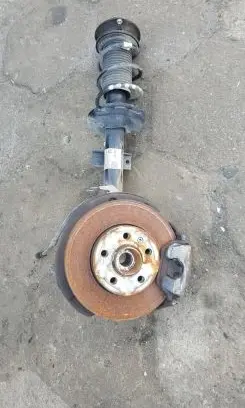 Volkswagen Polo VI Front wheel hub spindle knuckle 2Q0413031BT
