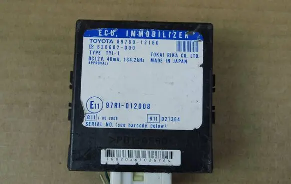 Toyota Corolla E120 E130 Immobilizer control unit/module 8978012160