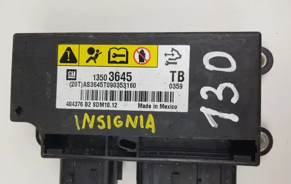 Opel Insignia A Airbag control unit/module 13503645