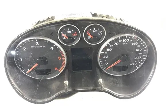 Audi A3 S3 8P Speedometer (instrument cluster) 8P0920931E 81071521 A2C53080296