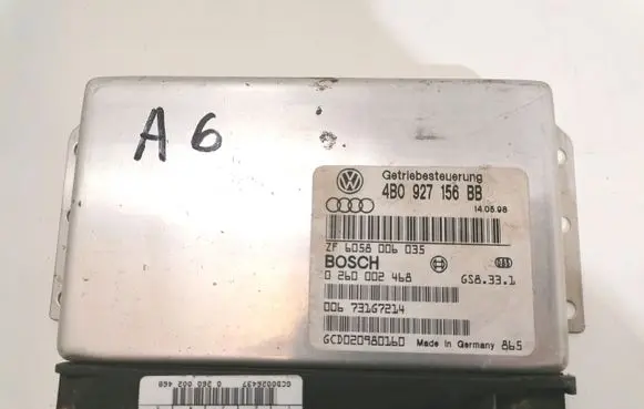 Audi A6 S6 C5 4B Gearbox control unit/module 4B0927156BB ZF6058006035