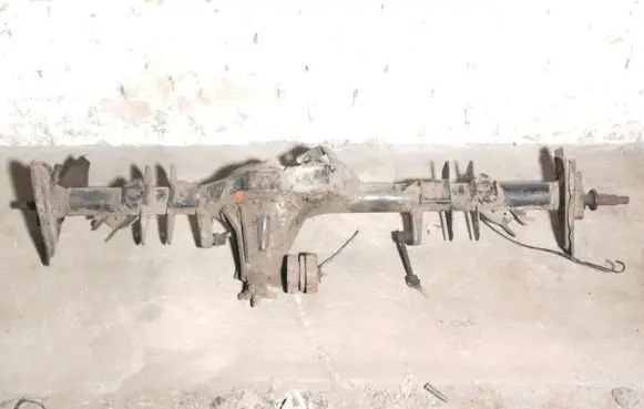 Rear axle beam