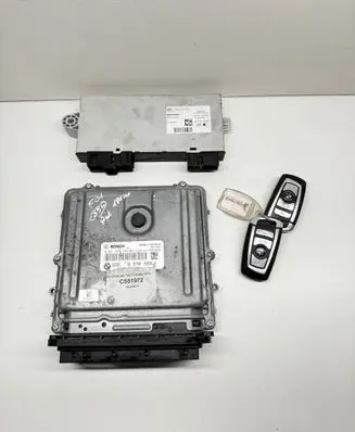 BMW 7 F01 F02 F03 F04 Engine ECU kit and lock set 0281019164 8570593 1039S55765