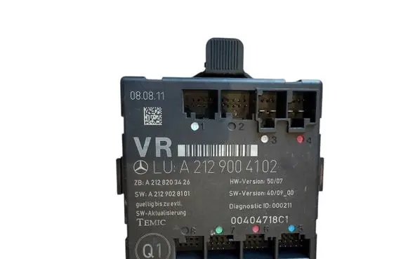 Mercedes-Benz E W212 Door control unit/module A2129004102 A2129028101 A2128203426