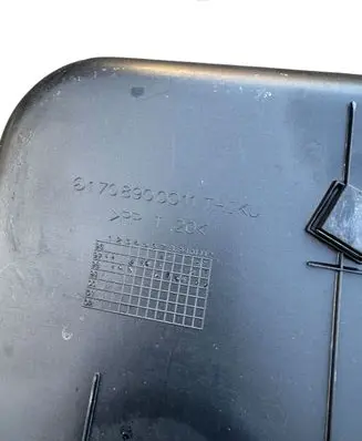 Mercedes-Benz SLK R170 Glove box in trunk A1708900011 1708900011
