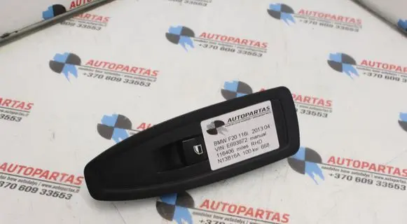 BMW 1 F20 F21 Electric window control switch 9208107