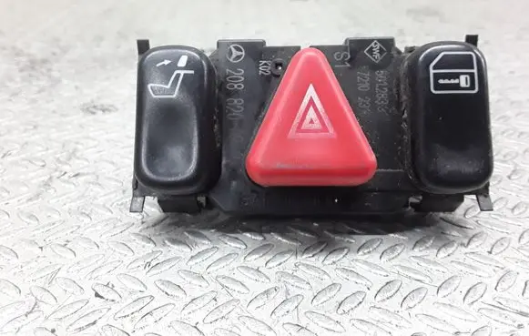Mercedes-Benz E W210 Hazard light switch 2088200310