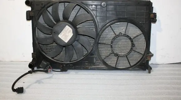 Volkswagen Caddy Radiator set 1K0121207T 1355D300198 0608486592