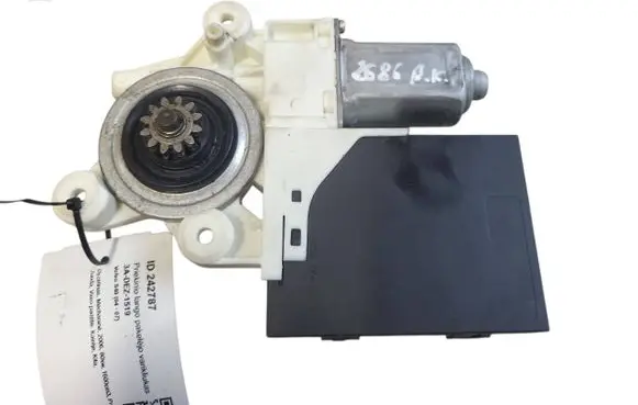 Front door window regulator motor