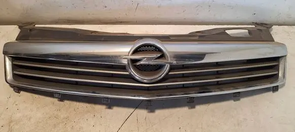 Opel Astra H Front bumper upper radiator grill 13225780 461088395