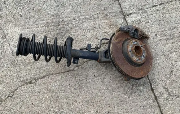 Ford Focus Front wheel hub spindle knuckle BV6118045ABC