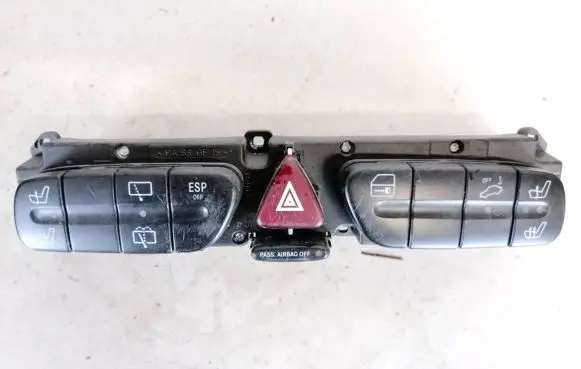 Mercedes-Benz C W203 Hazard light switch 2038219879 3306.430401