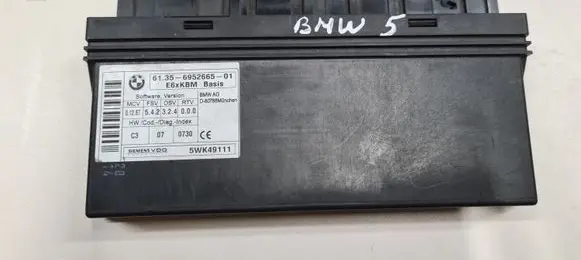 BMW 5 E60 E61 Comfort/convenience module 6135695266501 695266501 5WK49111