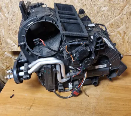 Interior heater climate box assembly