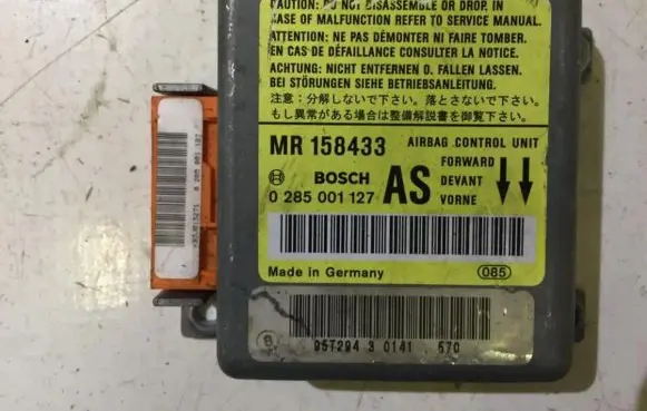 Mitsubishi Carisma Airbag control unit/module MR158433