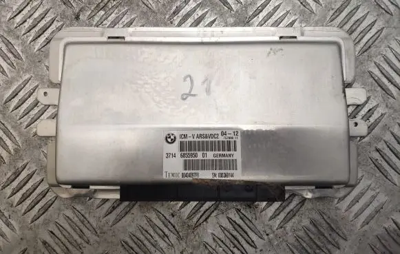 BMW 7 F01 F02 F03 F04 Air suspension control unit module (rear) 6855950 37146855950