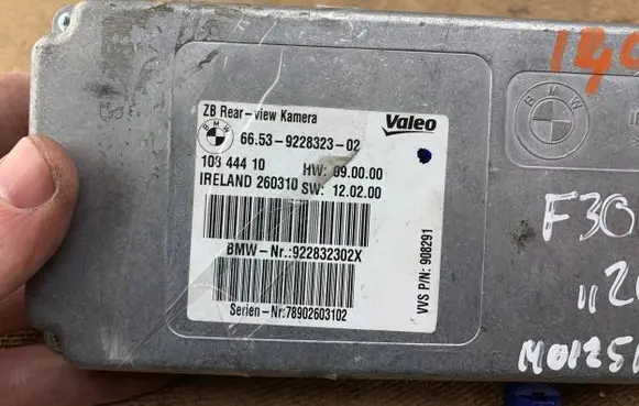 BMW 3 F30 F35 F31 Camera control unit module 9228323 66539228323 66539240984