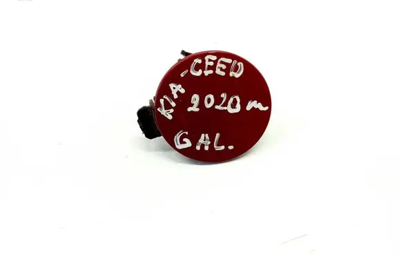 Rear bumper row hook cap/cover
