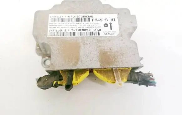 Dodge Caliber Airbag control unit/module P04672603AE 39754C