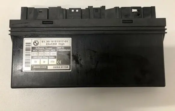 BMW 5 E60 E61 Comfort/convenience module 6135915151701 5WK49110A