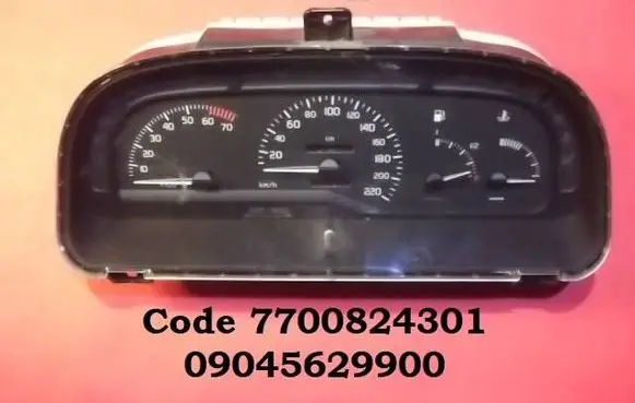 Renault Laguna I Speedometer (instrument cluster) 7700824301 09045629900