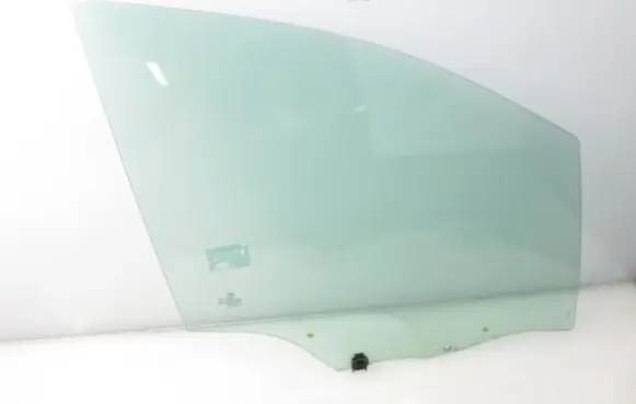 Peugeot 208 I Front door window glass four-door 