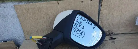 Renault Captur Front door electric wing mirror 9PIN
