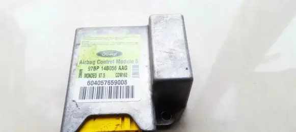 Ford Mondeo MK II Airbag control unit/module 97BP14B056AAG 604057659008