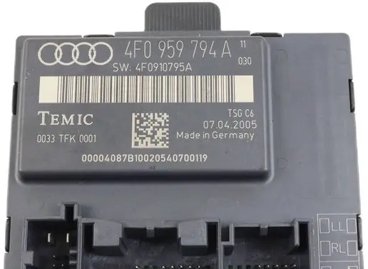 Audi A6 S6 C6 4F Door control unit/module 4F0959794A 4F0910795A 0033TFK0001