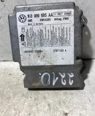 Skoda Octavia Mk2 (1Z) Airbag control unit/module 1K0909605AA 5WK43411 11H027S0900
