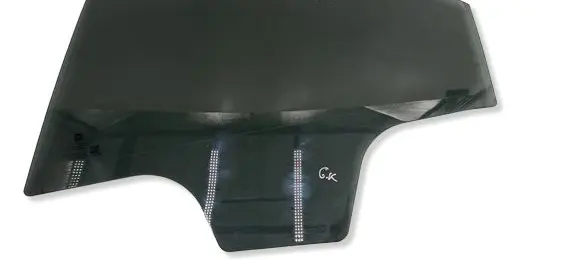 Fiat 500X Rear door window glass DOT24M97AS3 43R008600 E00025920R