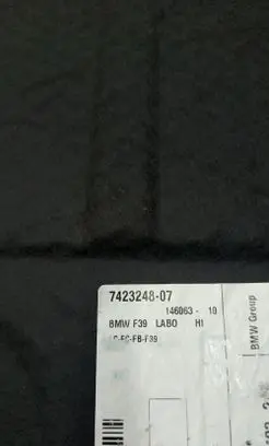 BMW X2 F39 Trunk/boot floor carpet liner 7423248