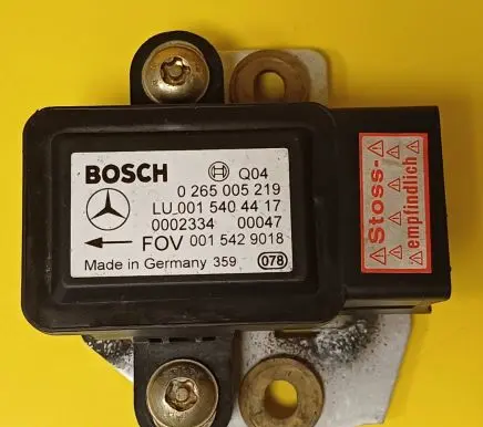 Mercedes-Benz A W168 ESP acceleration yaw rate sensor 0015404417 0265005219