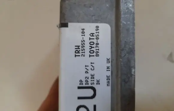 Toyota Avensis T250 Airbag control unit/module 215955104