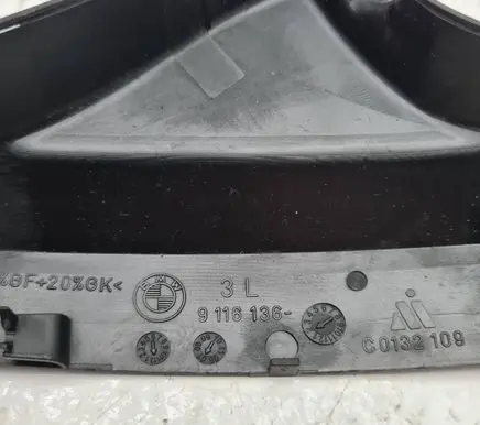 BMW 5 E60 E61 Rearview mirror trim 9116136 C0132109