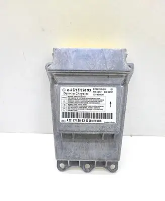Mercedes-Benz S W221 Airbag control unit/module A2218702893 0285010424
