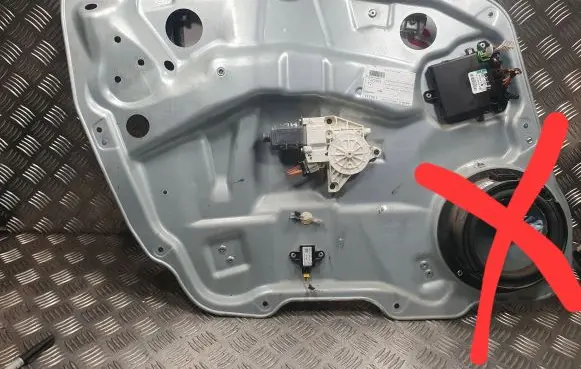 Mercedes-Benz ML W164 Front door window regulator with motor A1697202535 A1647600134 A1648203785