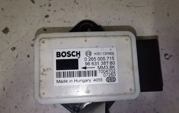 Citroen C4 Grand Picasso ESP acceleration yaw rate sensor 0265005715 9663138180