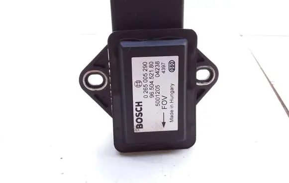 Peugeot 807 ESP acceleration yaw rate sensor 9650452180 0265005290