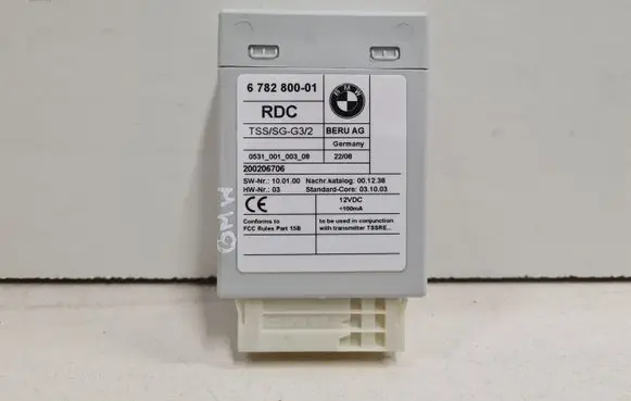 BMW 3 E92 E93 Tire pressure control unit 678280001 6782800 200206706